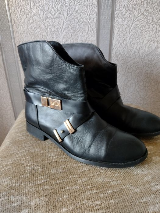 Полусапожки женские , кожаные