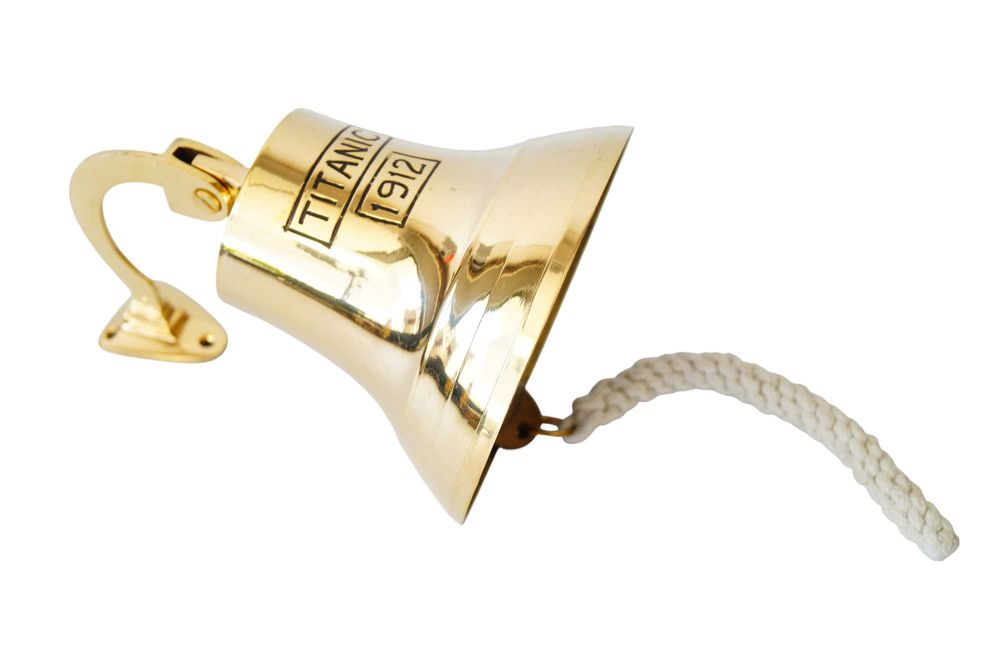 Mosiężny dzwonek dzwon marynistyka żeglarz prezent mosiądz