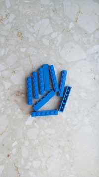 Lego 3009 klocek budowlany 1x6 niebieski, 9 szt