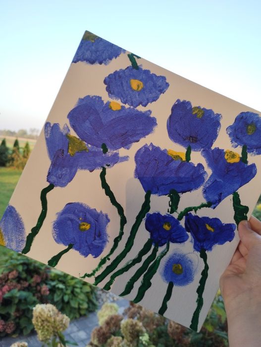 Sprzedam obraz ręcznie malowany robiony przez pasje