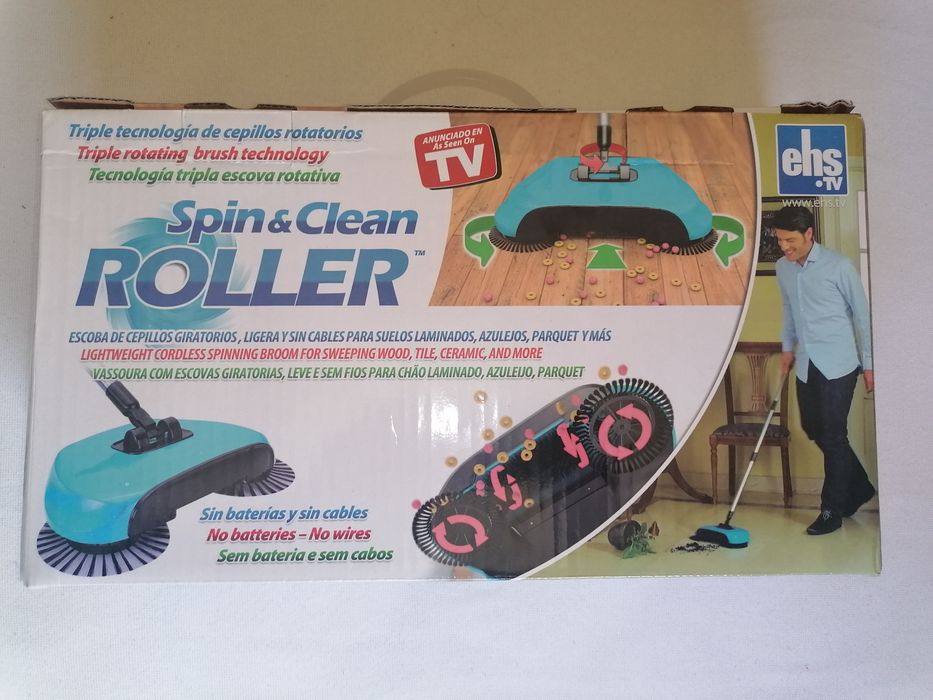 Vassoura Spin and Clean Roller