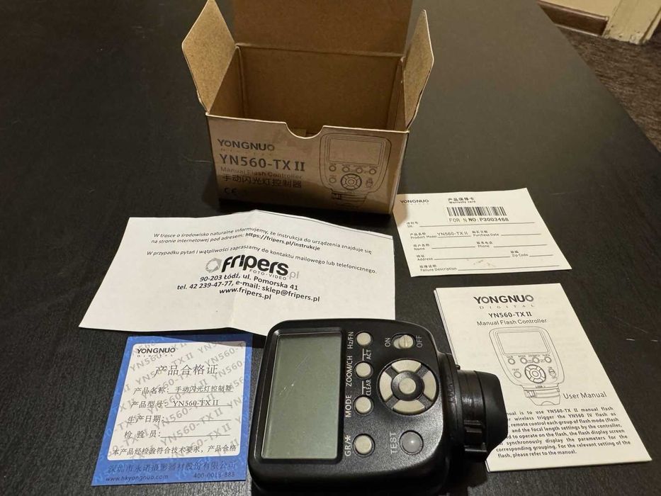 Pilot Wyzwalacz radiowy YONGNUO YN560-TX II do Sony