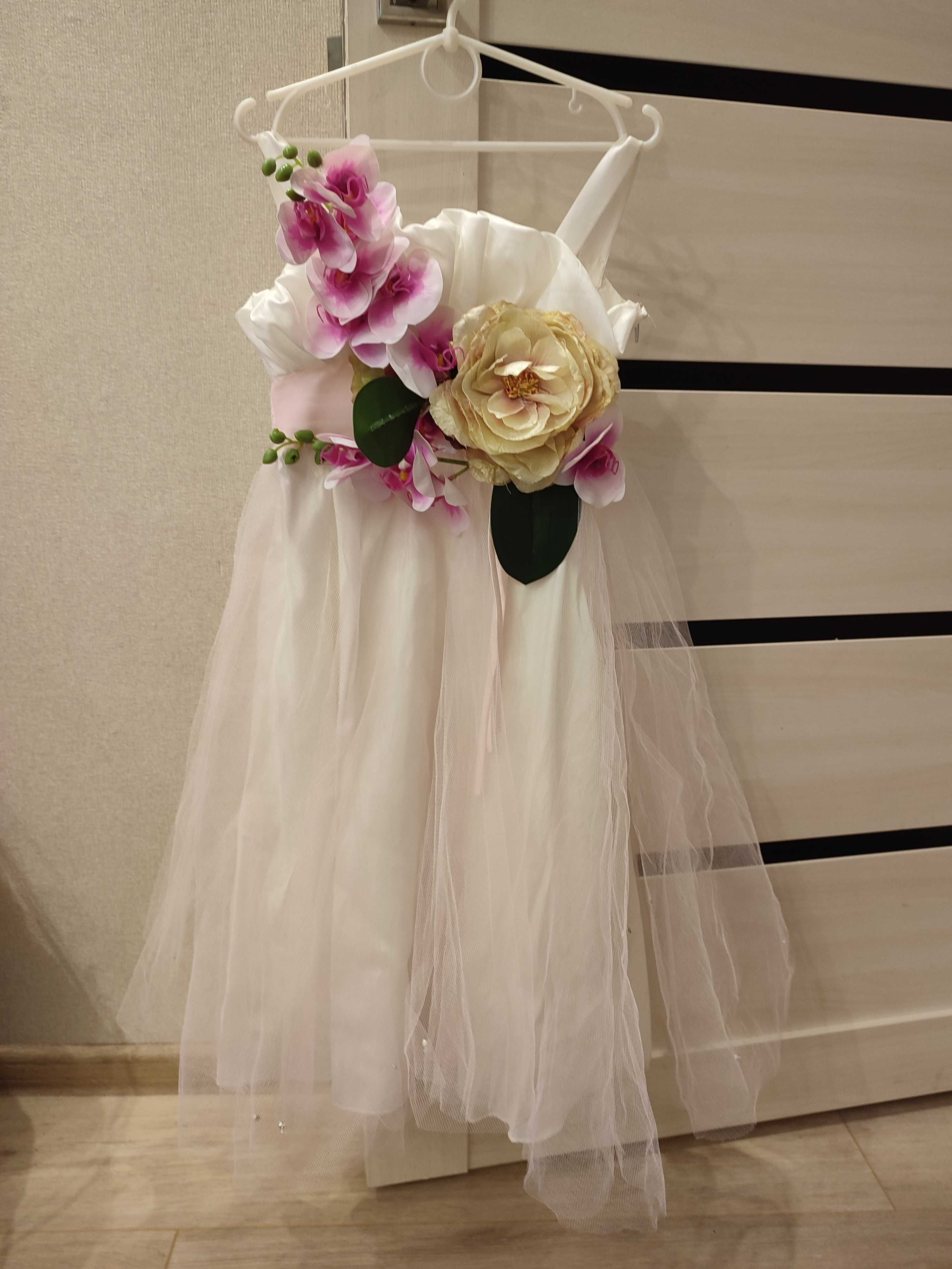 Дитяча сукня на свято (квіткова фея, орхідея)