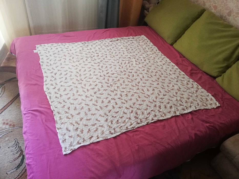 kocyk otulacz pielucha bambusowa 120x120cm ultra cienki oddychający