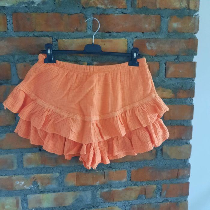 Komplet muślinowy koszula plus spódnico-spodenki