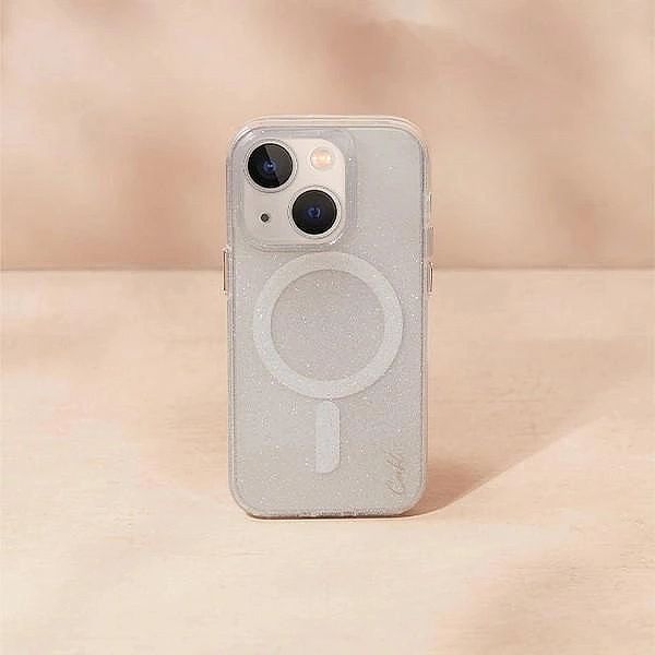 Etui Uniq Coehl Lumino na iPhone 14 Plus - srebrne