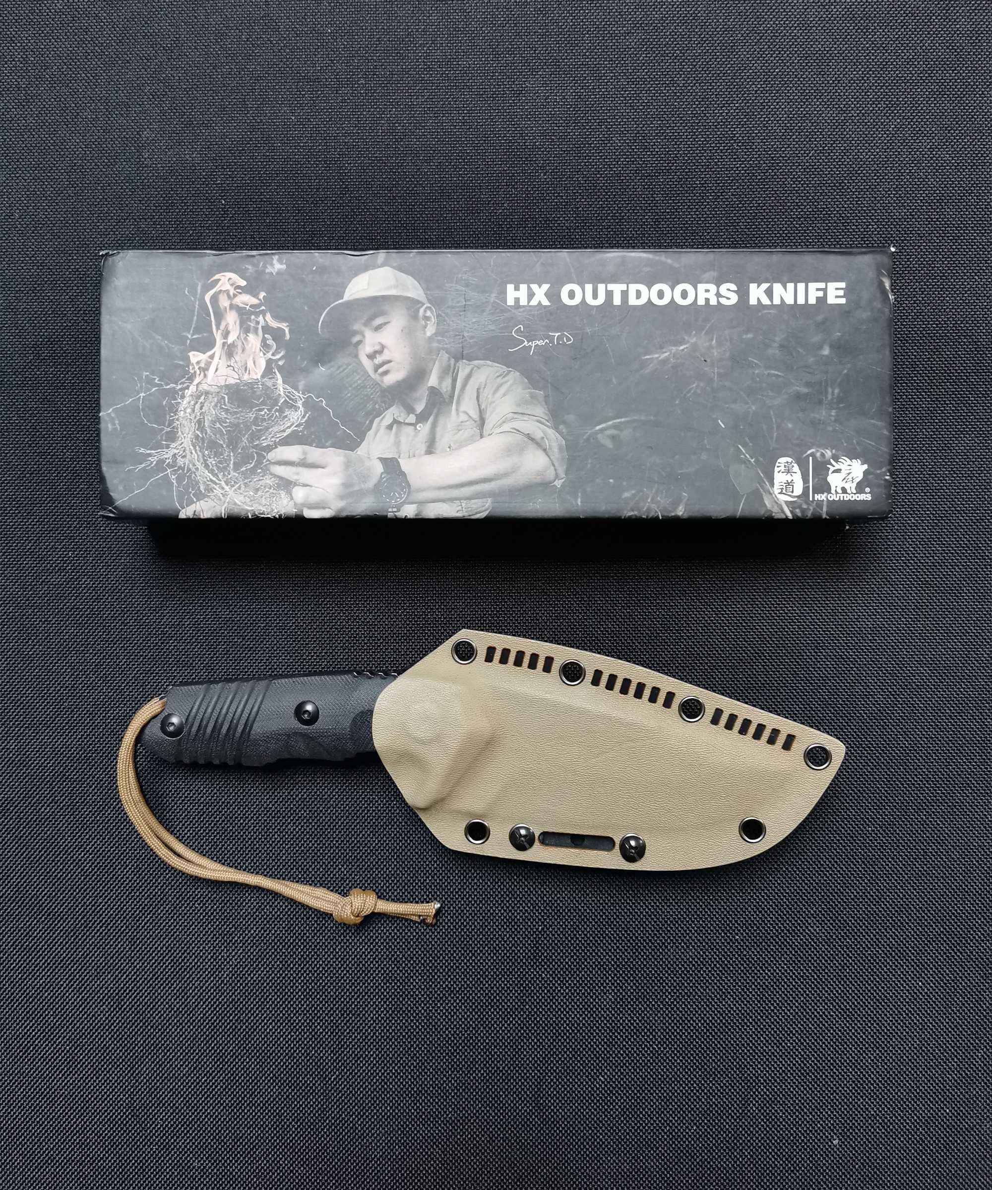 NÓŻ MERCENARIES HX OUTDOORS stal D2 fulltang survival tactical