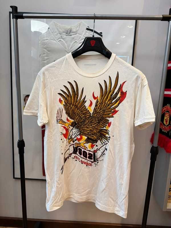 Koszulka DSQ2 Dsquared2 Eagle White Tee L