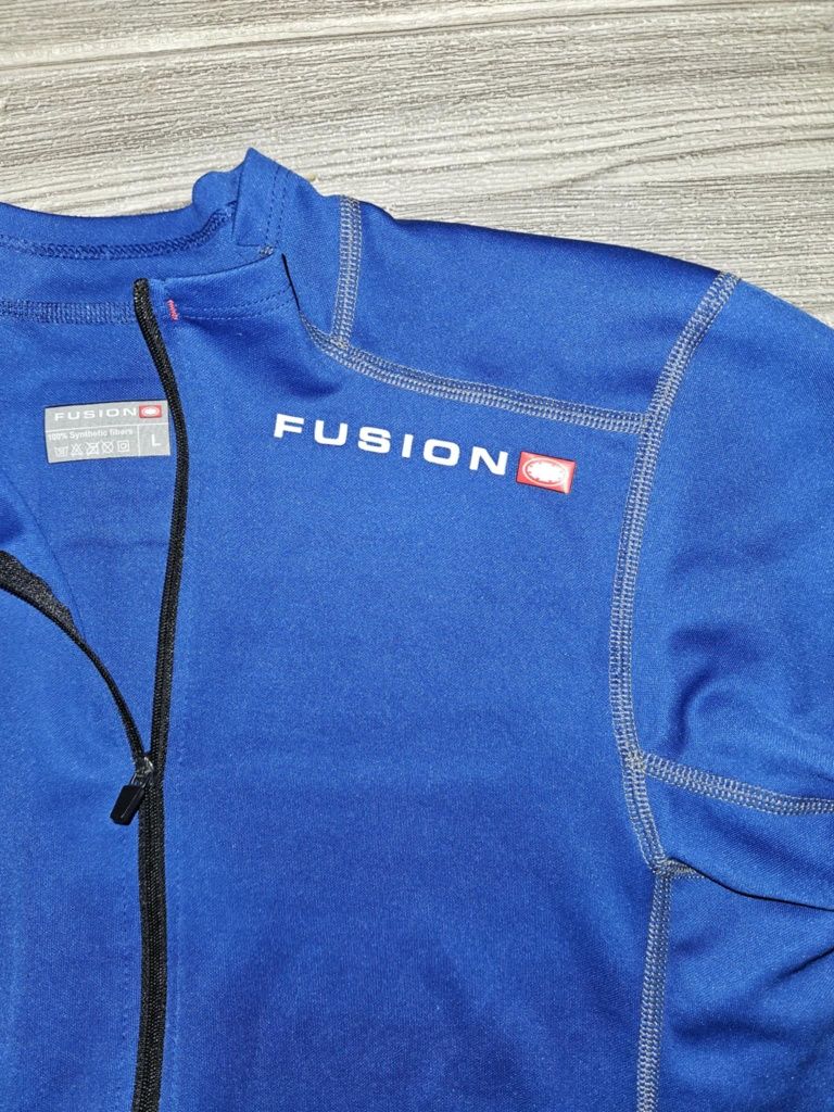 Koszulka kolarska Fusion męski t-shirt sportowy kieszeniami na rower L