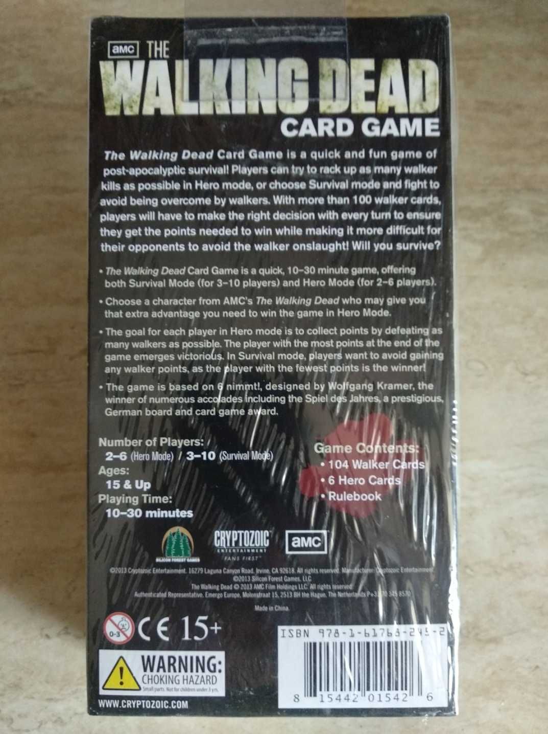 McFarlane Toys The Walking Dead Card Game Design by Wolfgang Kramer