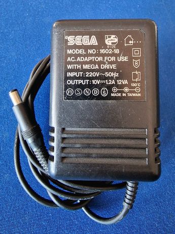 Sega Mega Drive adaptador de corrente
