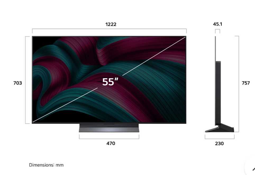 TV LG OLED55CX5 (OLED - 55'' - 140 cm - 4K Ultra HD - Smart TV)
