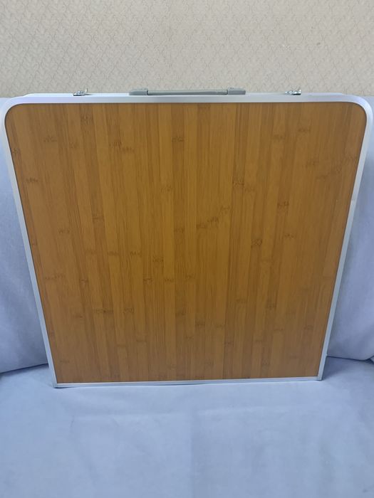 Стіл для пікніка, кемпінгу туризму саду, 4 стільці світле дерево