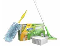 SWIFFER MOP set 8PCS DRY (сухая ткань) + 1шт щетка для пыли