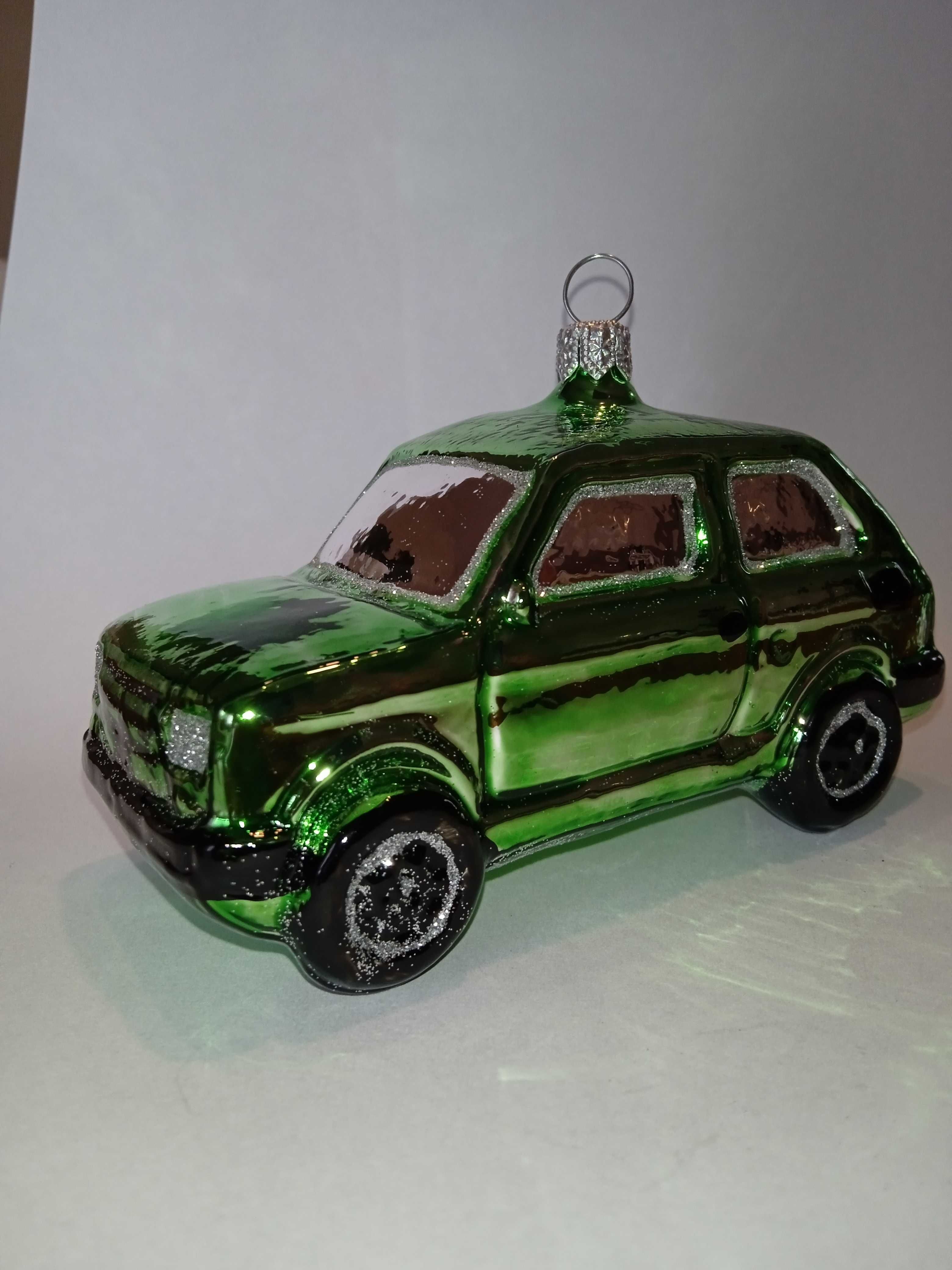 Fiat 126p - MALUCH - bombka szklana -NA PREZENT- szt. PRL