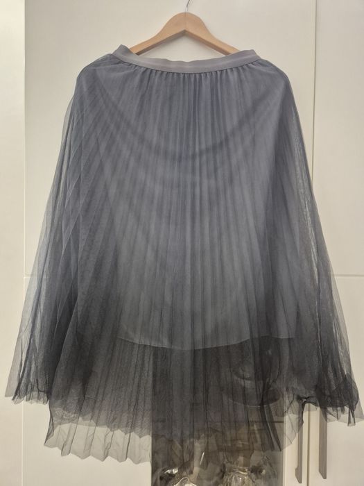 Spódnica plisowana S/M/L grafitowa