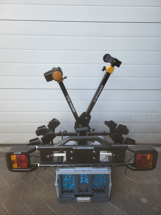 Bagażnik rowerowy Spinder Hawk 2 rowery rozsuwane lampy