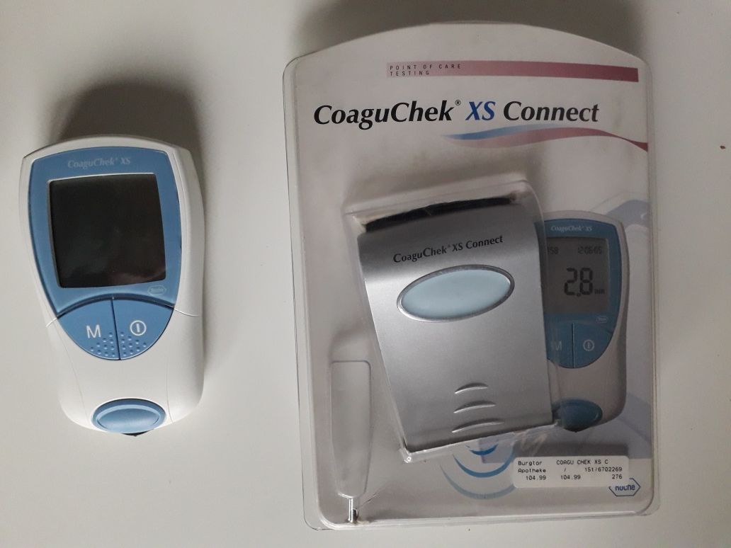 Nowy CoaguChek XS Connect + INR CoaguChek XS krzepliwości krwi