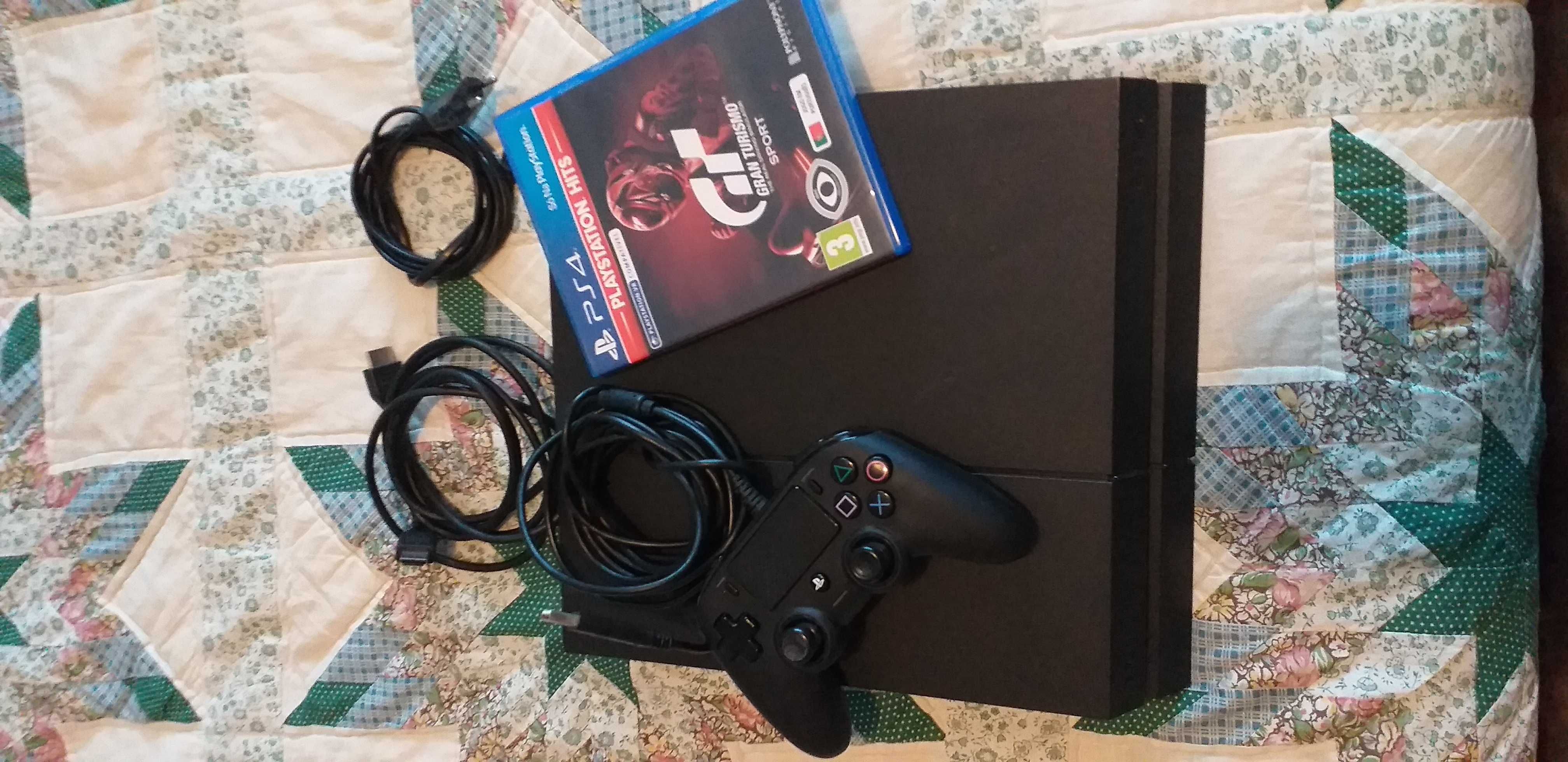 PS 4 + comando e oferta de jogo