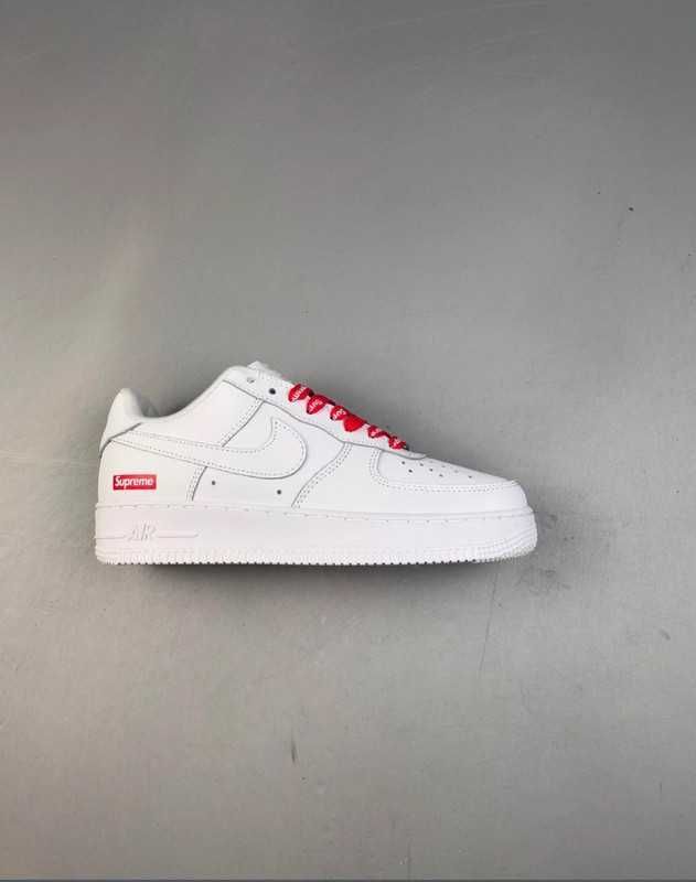 NikeAirForc1LowSupremeWhite r.45