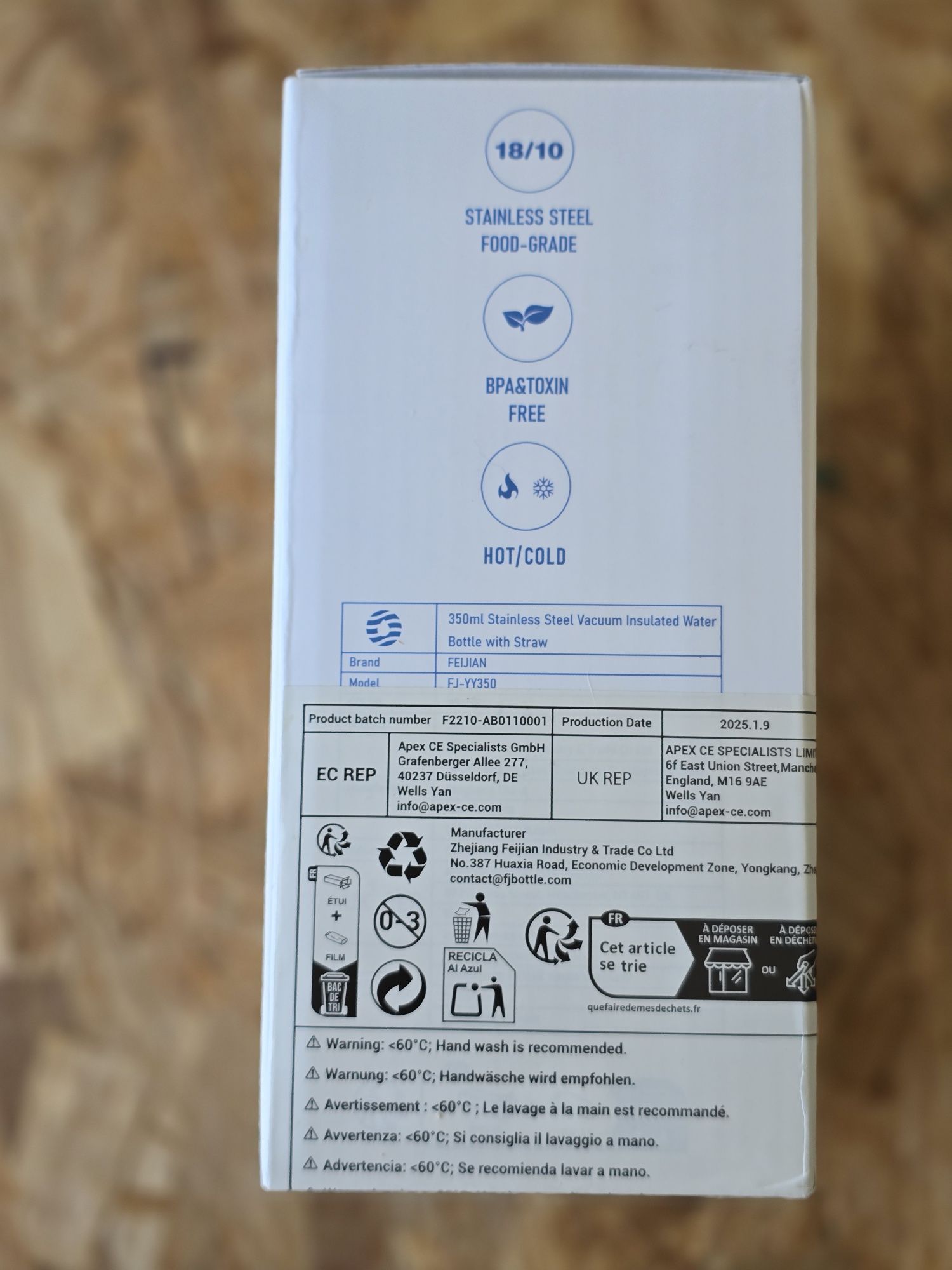 Garrafa FJbottle 350ml