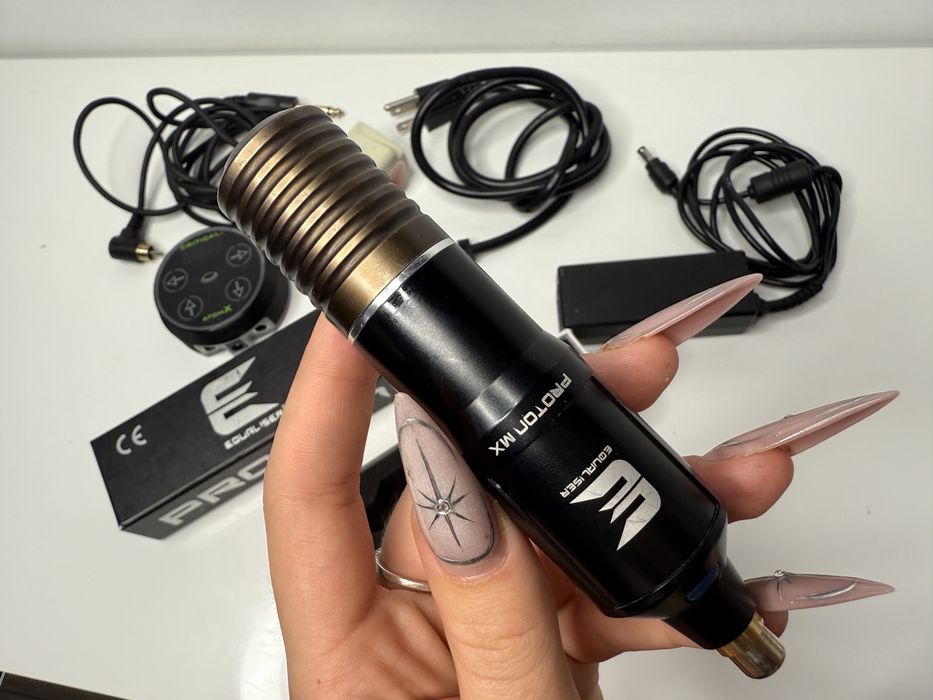 Тату-машинка модульная EQUALISER PROTON MX by Kwadron (Black)