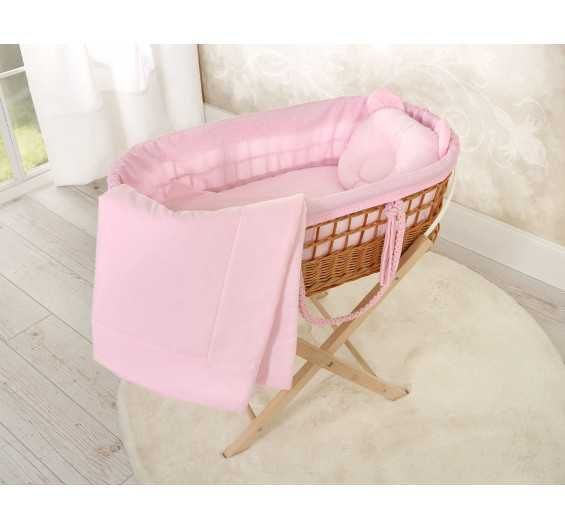 ALCOFA COM BALOIÇO BERÇO CESTO MOSES 75X40, COLCHÃO + SUPORTE