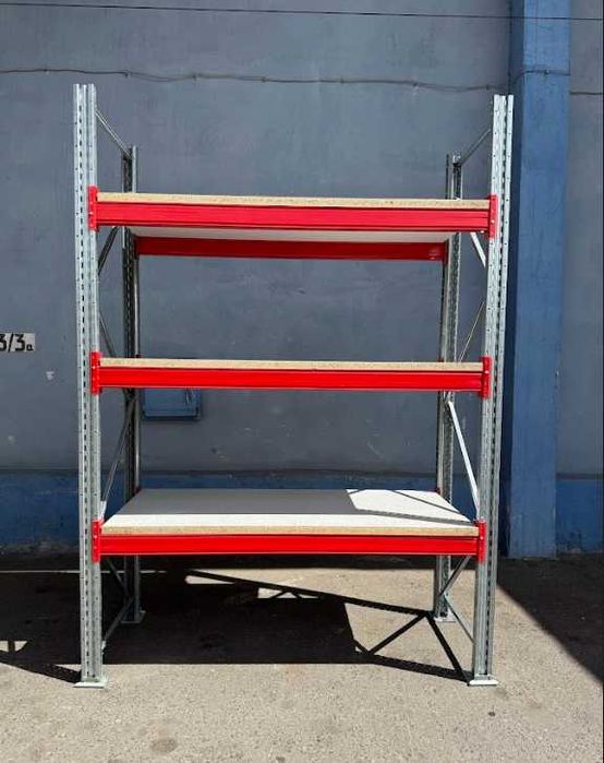 Regał paletowy półkowy magazynowy ROSSS 2300x800x1825 mm Płyta 38 mm