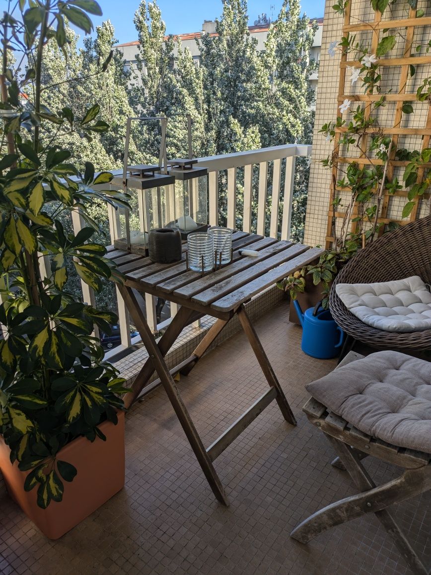 Mesa rustica de exterior