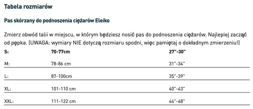 ELEIKO Pas skórzany do podnoszenia ciężarów, czarny, XL