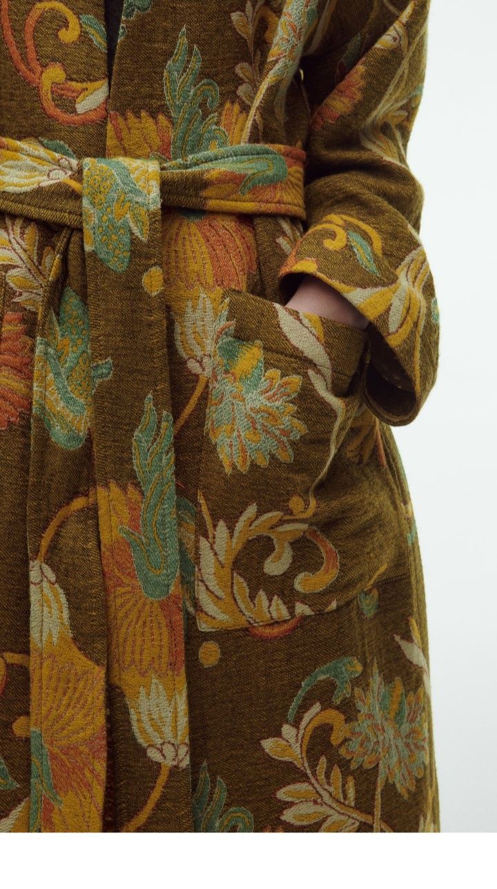 Zara limitowana edycja lux płaszcz wełna kolorowy s