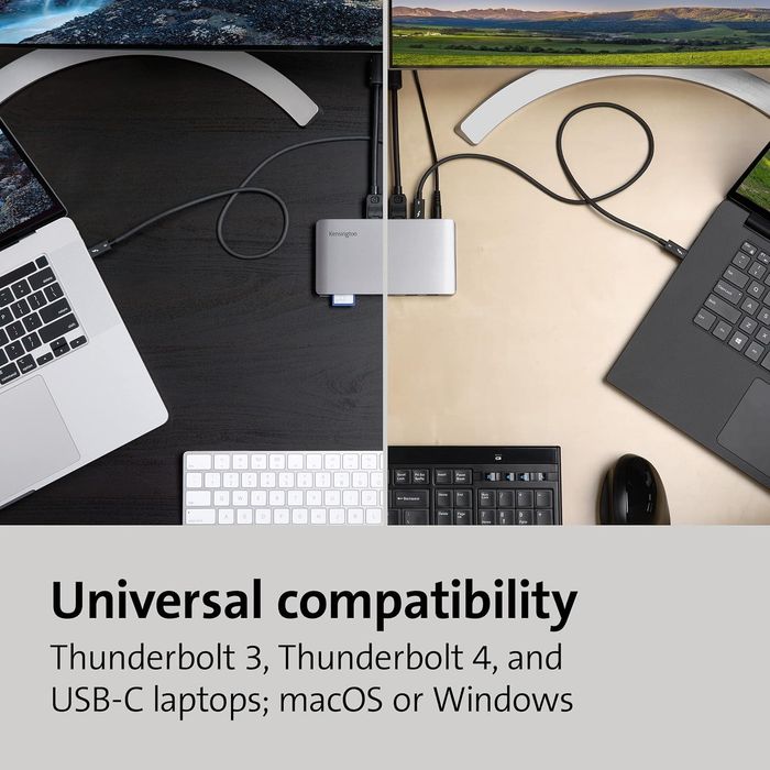 Kensington SD2480T Thunderbolt 3 / USB-C Docking Station (K38410NA)