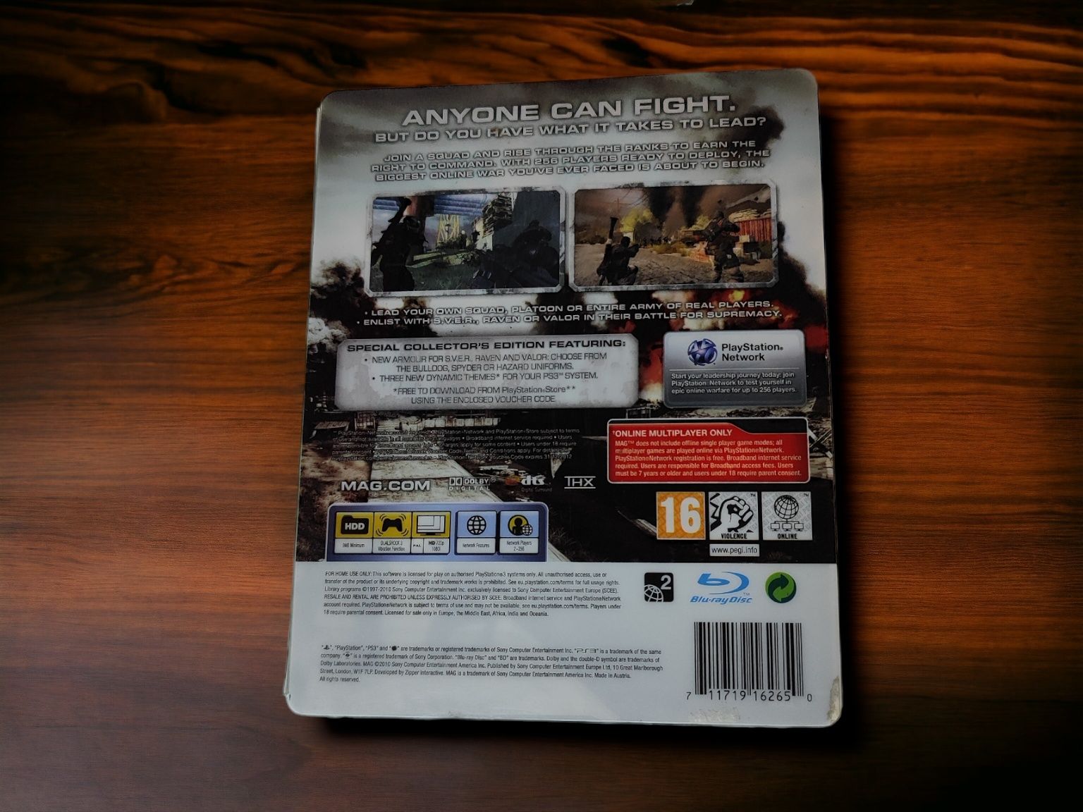 PS3 MAG Collector's Edition Steelbook Limited Playstation 3 ps