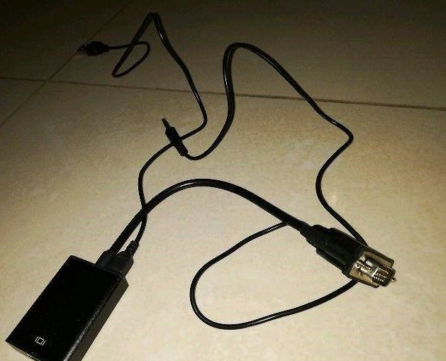 Conversor VGA to HDMI Novo