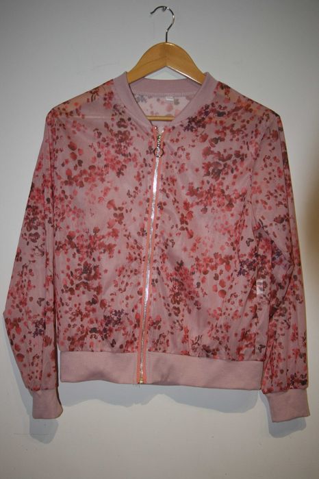 Casaco Flores Transparente - NOVO