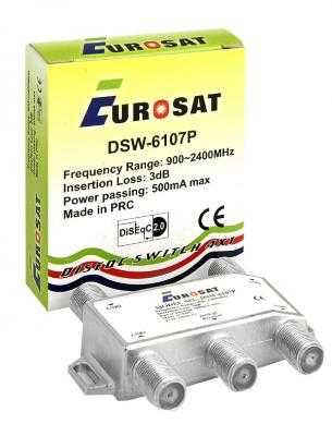 DiSEqC 2.0 4x1 Eurosky DSW-6107P