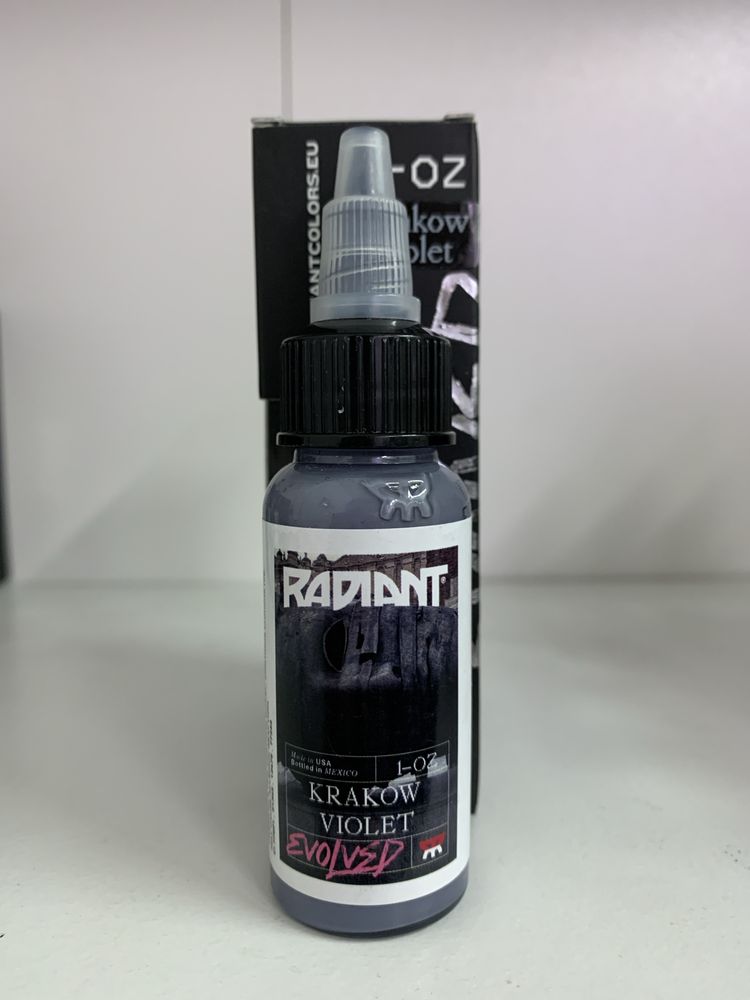 Tinta Radiant Evolved Krakow Violet TATUAGEM TATTOO TATUAR