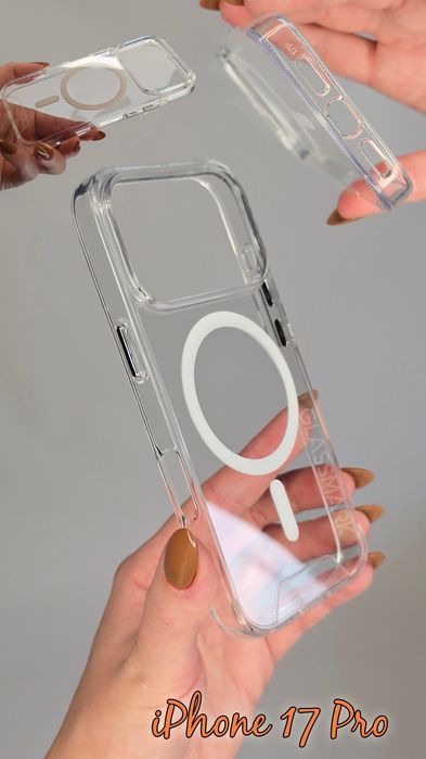 Чохол SPACE iPhone 17 Pro Max прозрачный чехол iphone 17 air