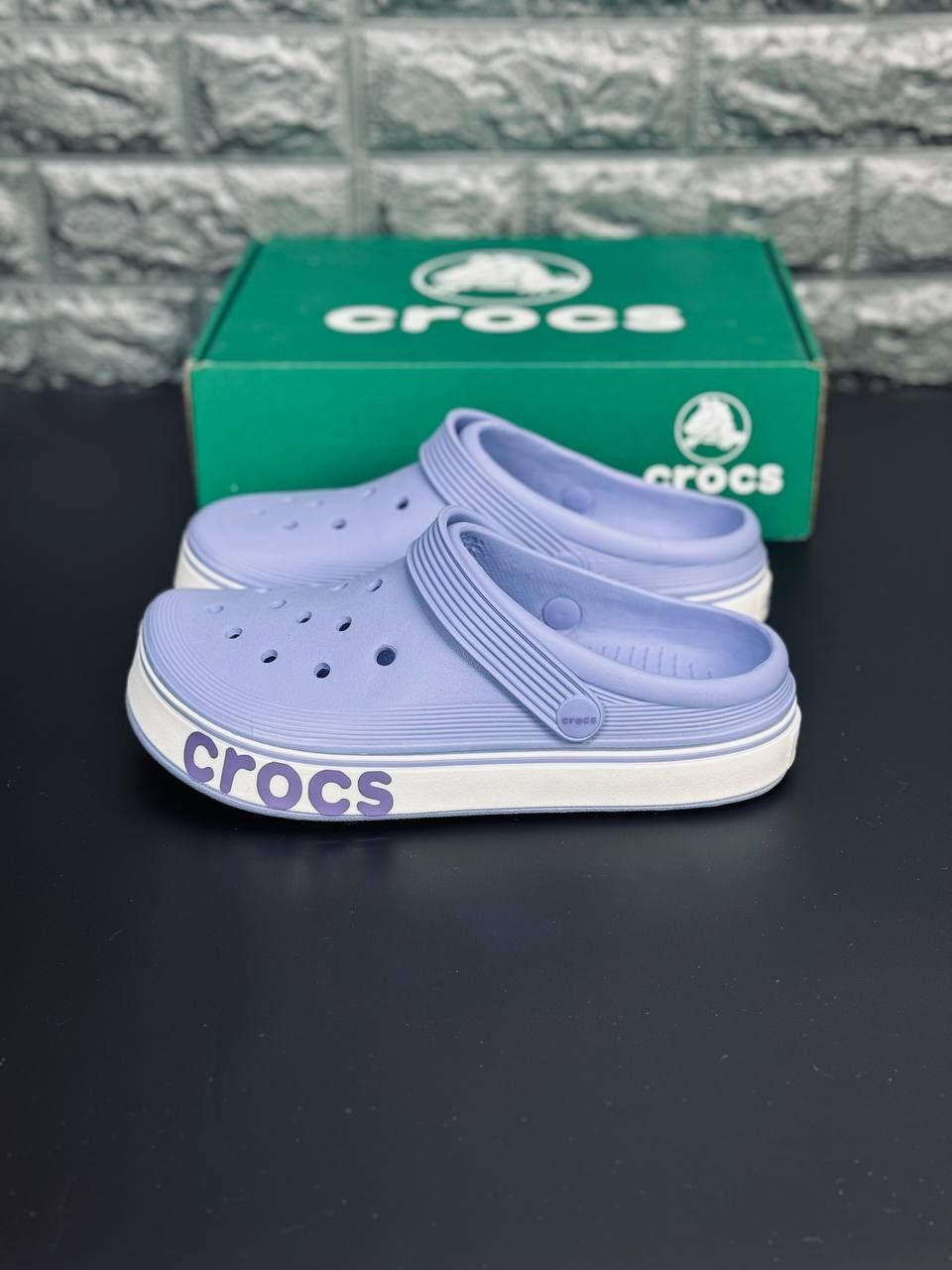 Женские  Шлепанцы Crocs Фиолетовые Шлепанцы Кроксы