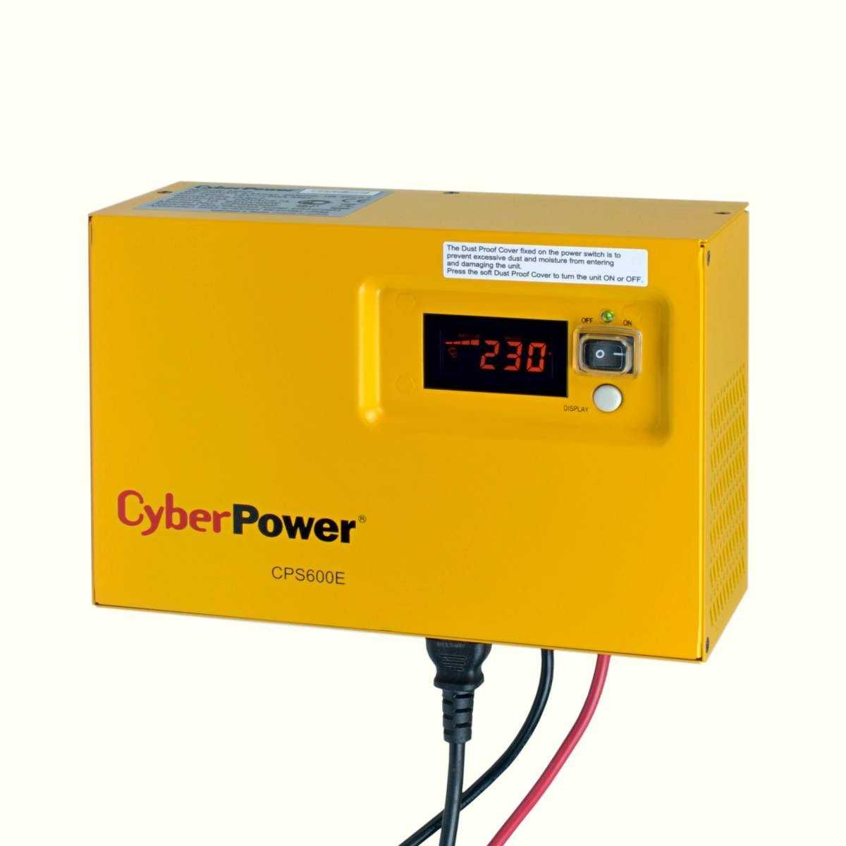 Безперебійник для котла, УПС,  ДБЖ CyberPower CPS600E  чистий синус!