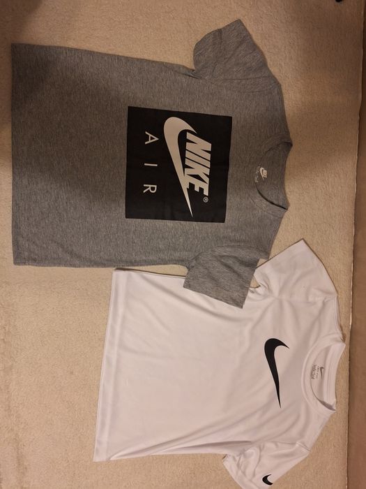 Sportowy zestaw. 2 koszulki Nike. 110-116. Nowe