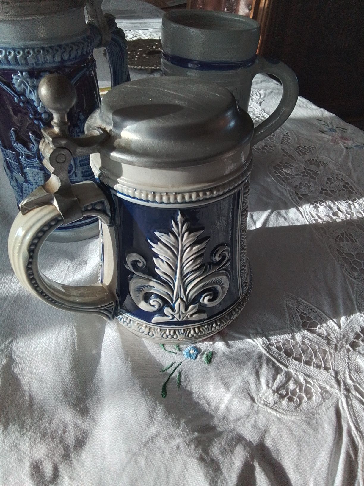 Stare kufle niemieckie ,ceramika