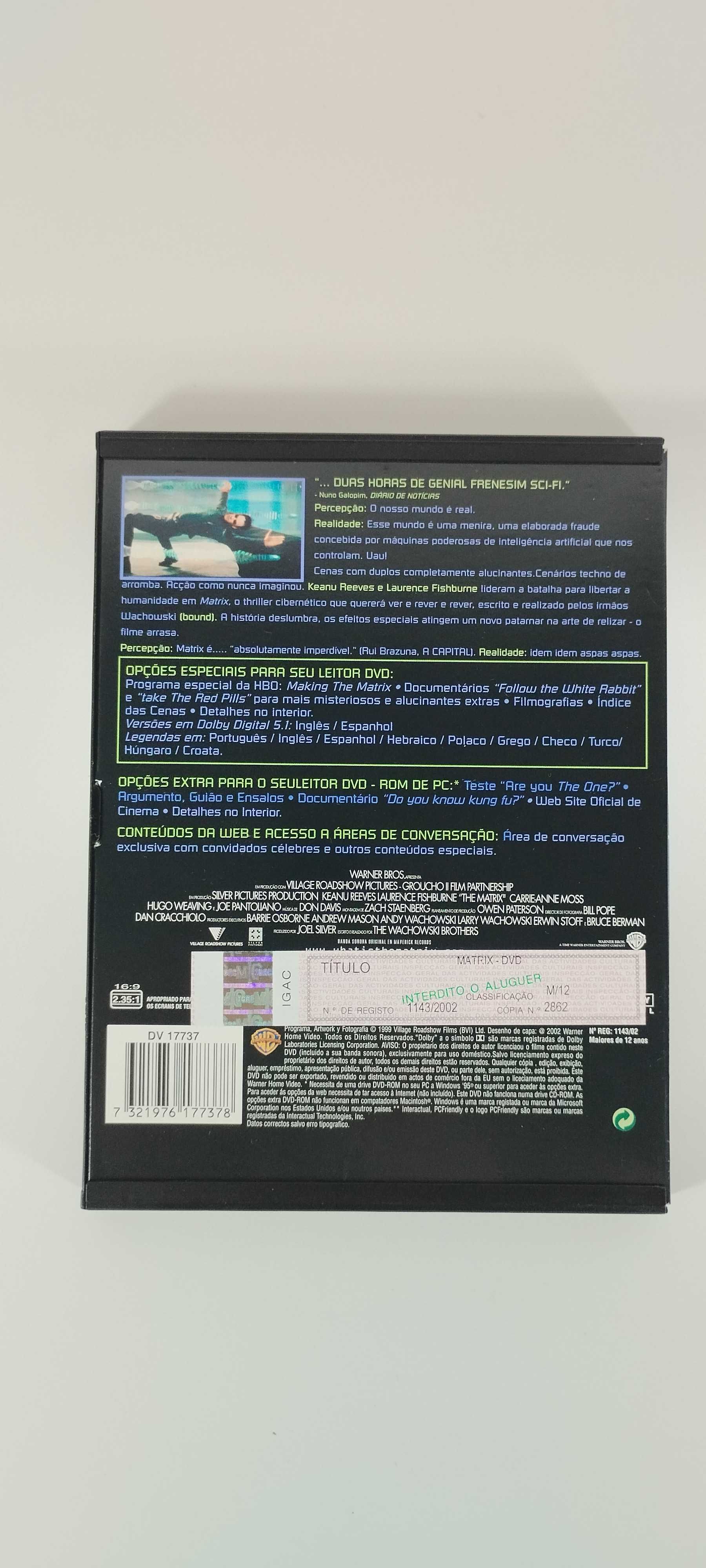 DVD - Matrix - Keanu Reeves