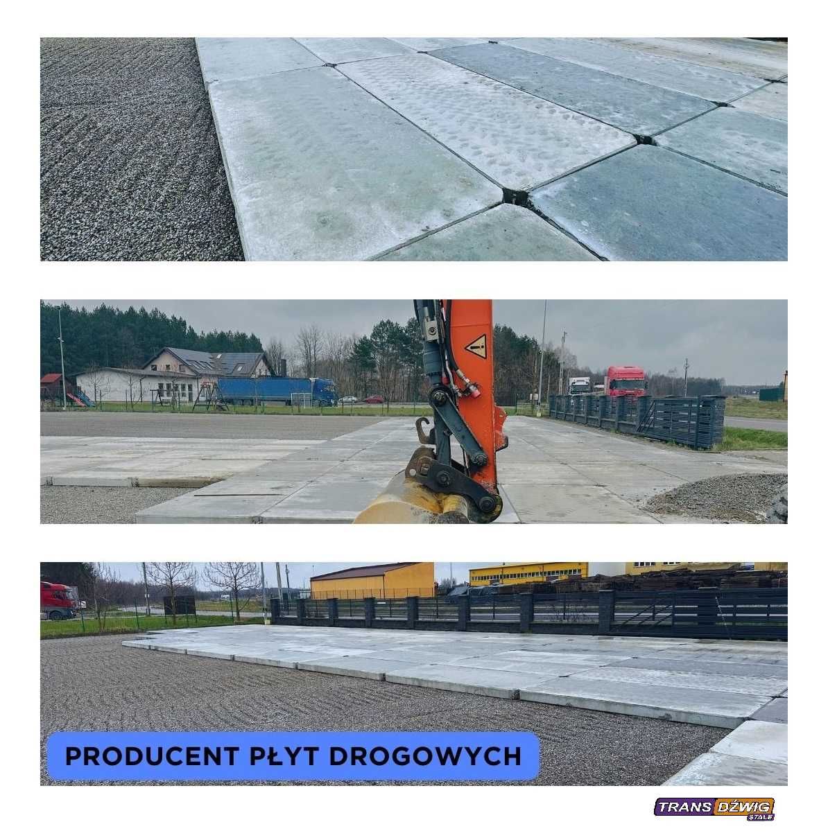 Płyty Betonowe - Drogowe - Gwarancja 36 msc.