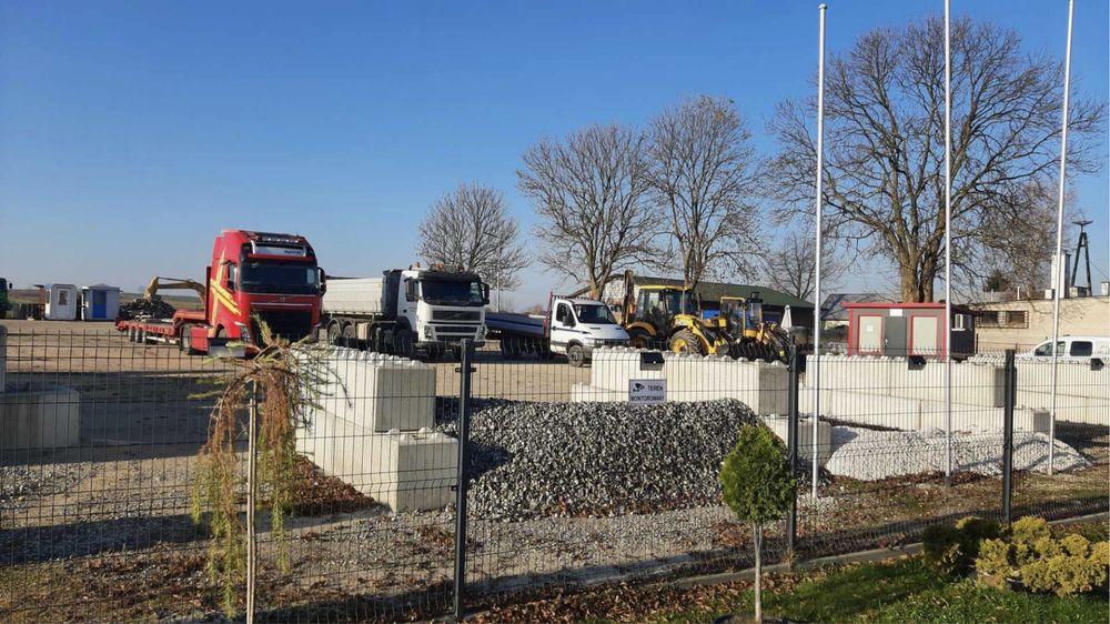 Kruszywo z transportem , różne rodzaje .