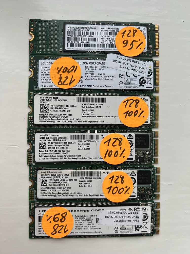 SSD M.2 SATA 2280 128Gb ссд диск/накопичувач