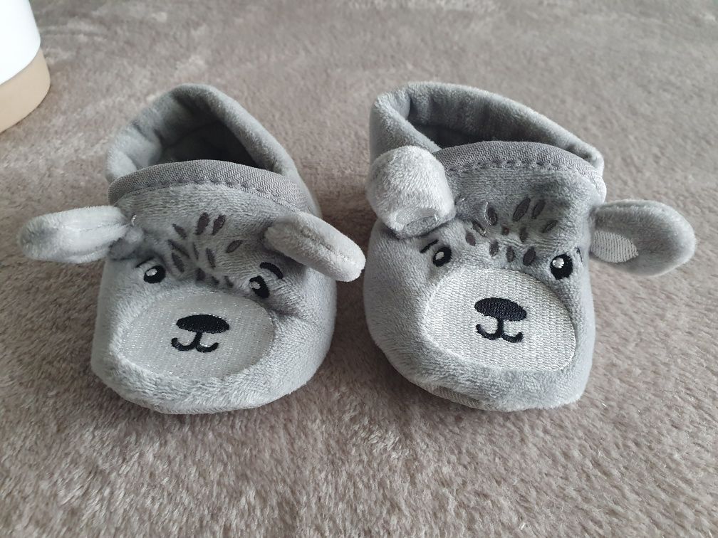 Buty Niemowlęce Niechodki Misie/Buty dla Noworodka