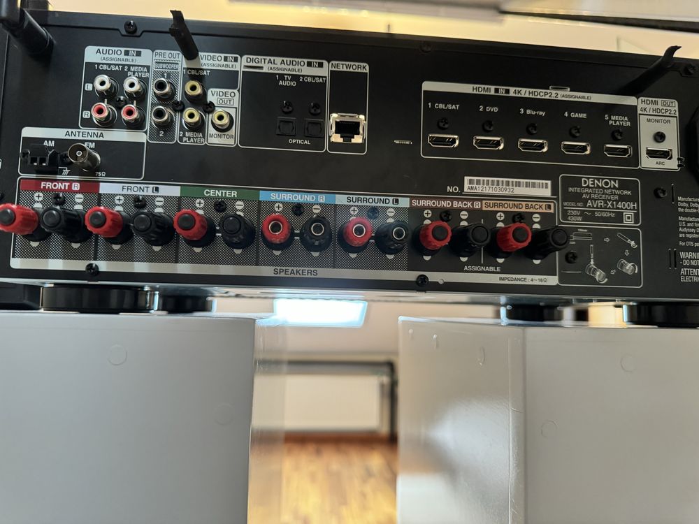 Kino domowe Denon AVR-x1400H