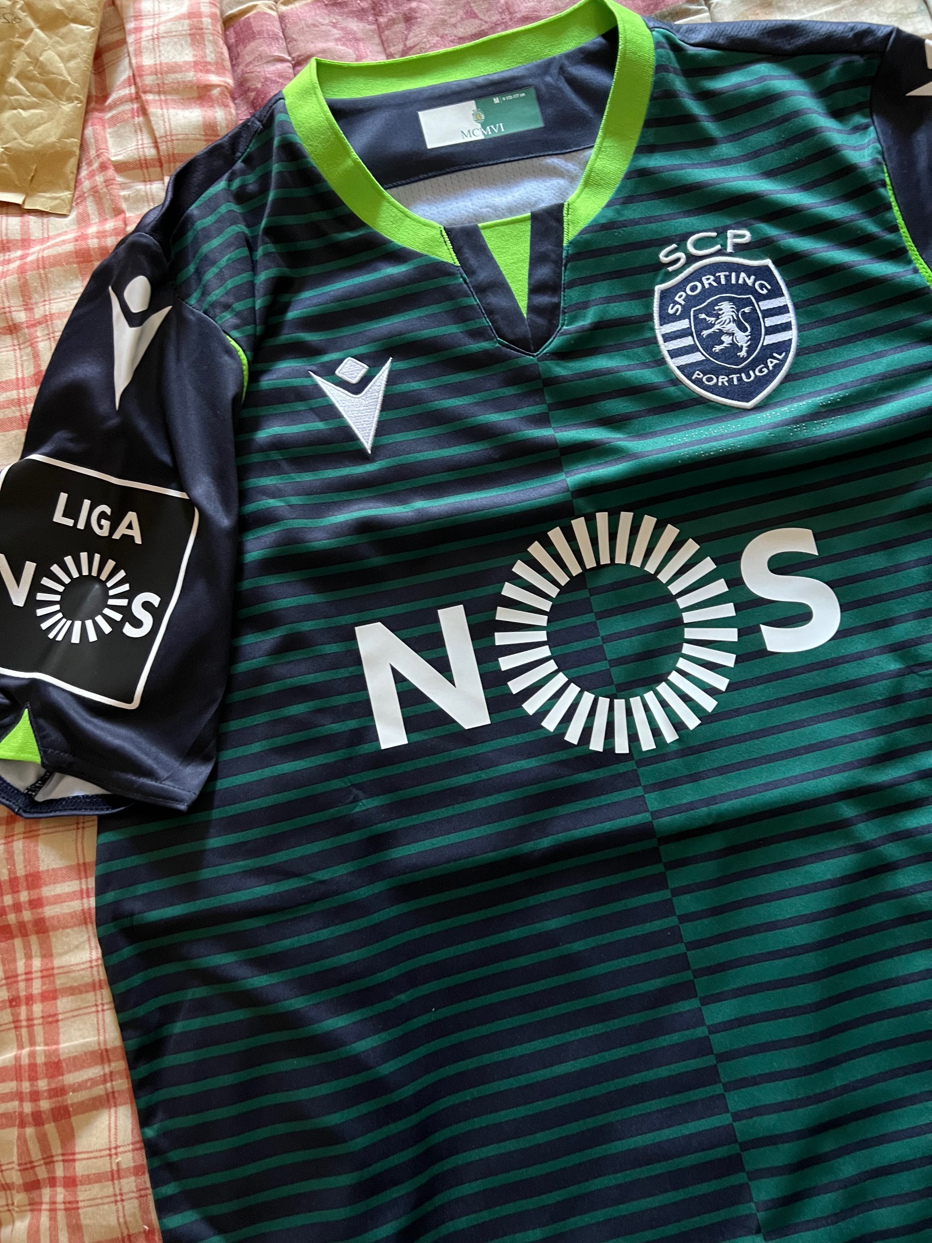 Sporar camisola alternativa de jogo sporting portugal lisboa