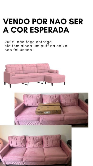 Sofa como novo, nunca usado